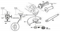 Bosch 3 601 H64 R00 Gws 24-230 Jbx Angle Grinder 230 V / Eu Spare Parts